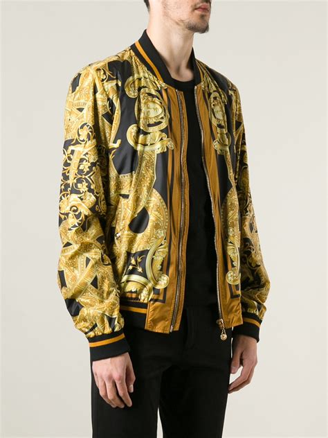 versace mens coats|Versace bomber jackets for men.